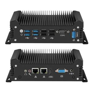 I5-1235U 팬리스 산업용 미니 PC, 12 세대 인텔 코어, 2x 기가비트 LAN, 2x COM, RS232, 8x USB 지지대, 와이파이, 4G SIM LTE, 윈도우 리눅스
