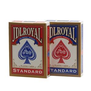 새로운 Jdlroyal Poker 레드/블루 카드 놀이, 표준 밀봉 데크, 마술 트릭, GYH