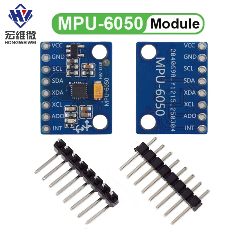 GY-521 MPU6050 3축 가속도계 자이로 모듈 MPU-6050 6 DOF 6축 가속도계 DIY 키트 16비트 AD 변환기와 호환 가능