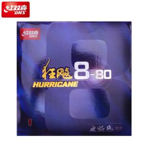 DHS 허리케인 8-80 탁구 고무 핌플-인 2.1mm 스폰지 37 °   38 °   전문가용 중간 부드러움 탁구 고무 시트