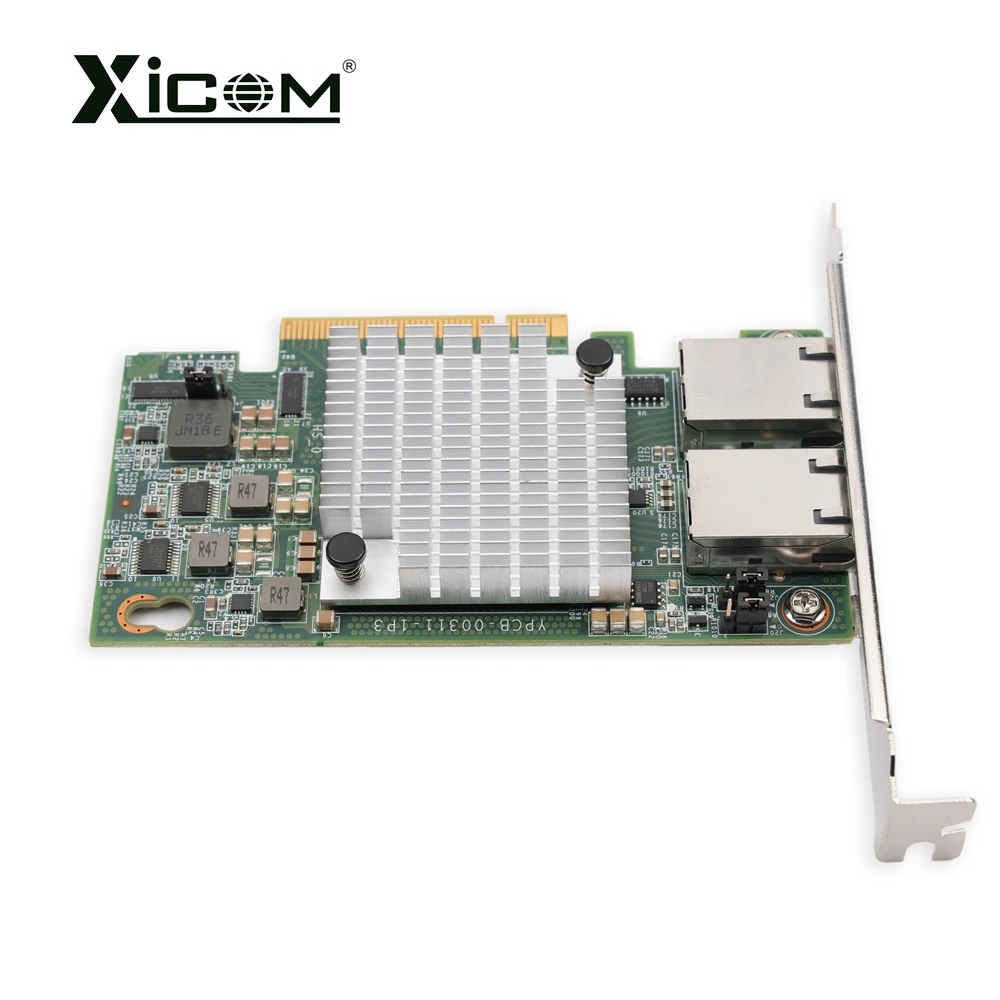 10G X540-T2 이더넷 네트워크 카드 이중 포트 구리 RJ45 칩셋 PCIe x8 Intel Synology NAS 확장 어댑터 용 10G 포트 지원