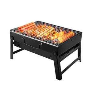 1Pcs 접이식 휴대용 바베큐 숯불 그릴 야외 요리 캠핑 피크닉 해변에 대 한 스테인레스 스틸 작은 미니 바베큐 도구 키트