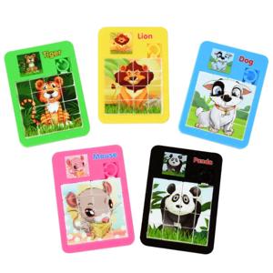 10-50 Pcs 재미있는 만화 퍼즐 동물 퍼즐 게임 어린이 교육 장난감 생일 파티 게스트 치료 선물 호의 Pinata 필러 상