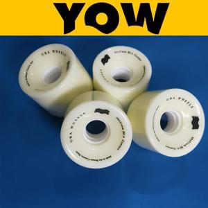 YOW 랜드 서핑 스케이트 보드 바퀴 pu 소재 롱 보드 바퀴 66*51mm 78A 80A 매우 탄력 있고 내마모성 좋은 품질