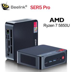 비링크 SER5 Pro 미니 PC AMD 라이젠 7 5825U 라이젠 5 5500U DDR4 16GB 32GB SSD 500GB 1TB WiFi6 BT5.2 4K HD 1000M 데스크탑 지원