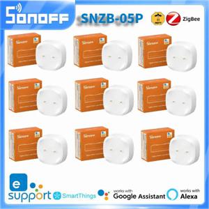 새로운 1pcs SONOFF SNZB-05P Zigbee 누수 감지기 Alexa Google 홈 MQTT가 포함 된 5 년 평생 IP67 방수 스마트 홈