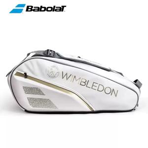 Babolat 테니스 가방, PURE WIMBLEDON 대용량 테니스 배낭, 스포츠 가방, 테니스 라켓, 비치, 테니스, 패들 라켓, 6 팩