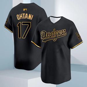 남성용 Shohei Ohtani 월드 시리즈 챔피언 2024 야구 저지 # 17 청소년 어린이 통기성 속건성 야외 야구 유니폼