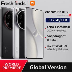 글로벌 버전 Xiaomi 15 Ultra 512GB/1TB Snapdragon 8 Elite Leica 카메라 200MP 지원 HyperCharge 무선 80W NFC