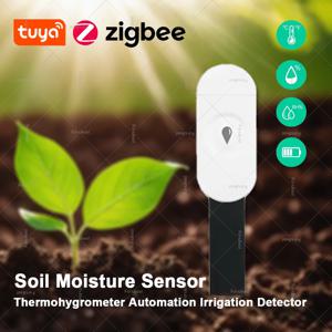 Zigbee 토양 온도 및 습도 테스터 App 원격 모니터링 온도계 습도계 정원 자동화 관개 감지기