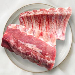 [바라던] 스페인산 로인립 돼지 등갈비 1kg x 1팩