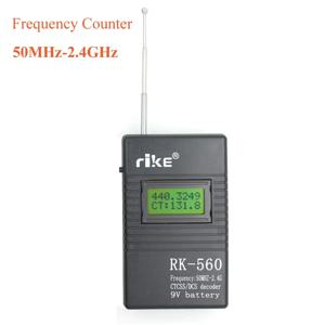 주파수 카운터 RK-560 50MHz-2.4GHz 휴대용 주파수 테스터 RK560 DCS CTCSS 라디오 미터