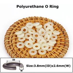 CO2 HPA N2용 새 폴리우레탄 90 Duro 씰 O-링 3.8MM(ID) * 2.6MM(W)