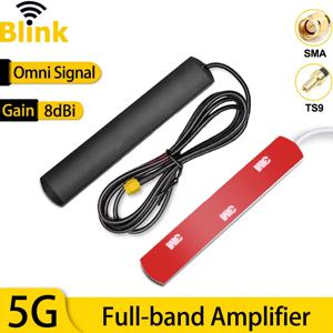 5G 풀 밴드 옴니 안테나 8dbi 증폭기 4G 3G 2G GSM 네트워크 신호 부스터 야외 DTU WiFi 라우터 모뎀 안테나 수신기 TS9