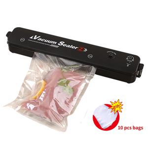 TINTON LIFE 220V/110V 진공 실러 포장 기계 무료 10pcs 진공 가방 가정용 블랙 식품 진공 실러