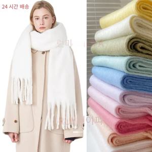 럭셔리 캐시미어 밝은 단색 여성 스카프 겨울 목도리 및 랩 두건 파시미나 술 여성 풀라 두꺼운 담요