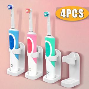 Traceless 칫솔 홀더 목욕 벽걸이 형 전동 칫솔 홀더 성인 칫솔 스탠드 행거 욕실 액세서리