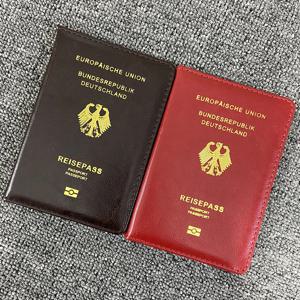 독일 여권 커버 여성 핑크 독일 여권 홀더 케이스 여권 여행 지갑 Reisepass Deutschland Protector