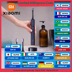 XIAOMI MIJIA T700 소닉 전동 칫솔 초음파 진동 치아 미백 구강 청소 브러시 ​​스마트 APP 전동 칫솔