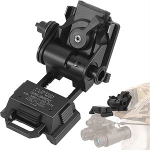 BOOIU 전술 헬멧 야간 투시경 마운트 L4G24 PVS15/18 금속 고글 마운트 NVG 헬멧 마운트 헬멧 전투 액세서리
