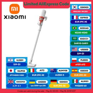 XIAOMI MIJIA 진공 청소기 2 가정용 청소용 16kPa 강력한 사이클론 흡입 0.5L 먼지 컵 휴대용 진공 청소기