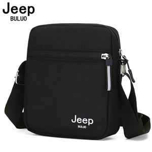 JEEP BULUO 남성용 가방 크로스 바디 백 메신저 방수 지갑 남성용 다목적 스타일 용 나일론 지퍼 숄더 백