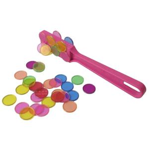100PCS 플라스틱 색상 자기 원형 시트 물리학 과학 자기 실험 게임 몬테소리 색상 학습 교육 보조