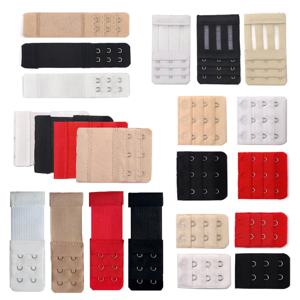 3/4/6/8pcs 여성용 탄성 브래지어 확장 스트랩 후크 클립 확장기 조절 가능한 벨트 버클 친밀한 액세서리 용 브래지어 익스텐더