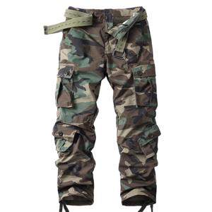 AKARMY 전술 위장 조깅 야외 립 스톱 카고 바지 작업복 하이킹 streetwear 가을 남성용 운동복