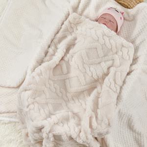 아기 담요 Swaddle 담요 순수한 색상 간단한 나일론 Taslon 여름 가볍고 부드러운 어린이 담요 에어컨 담요