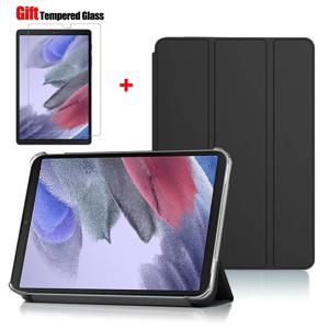 삼성 갤럭시 탭 A7 라이트용 슬림 케이스 8.7인치 2021 SM-T220 SM-T225 플립 태블릿 커버 삼중 스탠드 스마트 폴리오 쉘