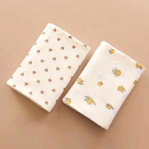 Ins 아기 담요 모슬린 Swaddle 2 레이어 코튼 신생아 목욕 타올 여름 침구 아기 용품 어머니 키즈 담요 받기