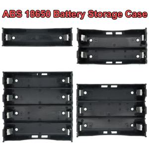 ABS 18650 보조베터리 케이스 1X 2X 3X 4X 18650 배터리 홀더 보관함 케이스 1 2 3 4 하드 핀이 있는 슬롯 배터리 컨테이너