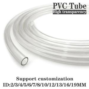 PVC 소프트 호스 ID 2 3 4 5 6 7 8 9 10 12 13 16 19 25 32 mm 무취 플라스틱 투명 고품질 워터 펌프 유연한 튜브