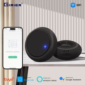 GIRIER Tuya 스마트 IR 리모컨, AC TV DVD STB용 WiFi 범용 적외선 원격 블래스터, Alexa Google 홈과 함께 작동