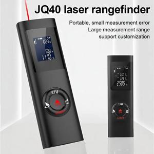 휴대용 미니 레이저 거리 계량기, USB 충전식, 휴대용 레이저 거리 측정기 테이프, 40m, 60m