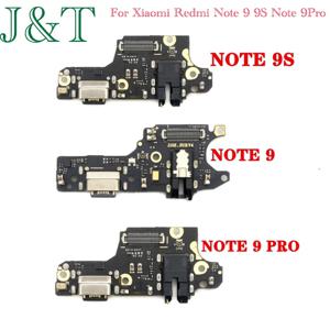 Xiaomi Redmi Note 9 9S Note 9Pro 충전기 모듈 USB 포트 잭 독 플렉스 리본 용 IC가있는 충전 커넥터 보드 플렉스 케이블
