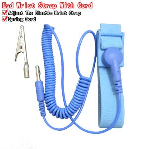 무선 무선 클립 정전기 방지 정전기 방지 ESD 손목 밴드 손목 스트랩 방전 케이블 전기 기사 IC PLCC 작업자