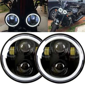 오토바이 헤드 라이트 5.75 인치 램프 Halo For Triumph Rocket Iii 3 스피드 스트리트 트리플 & Thunde 5 3/4 인치