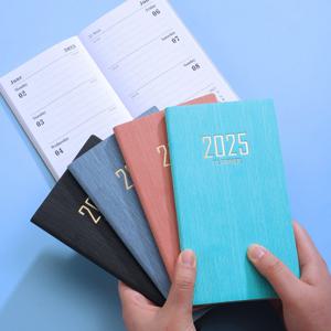 2025 A6 포켓 노트 365 일 메모장 일기 노트 일 주 월 플래너 사무실 학교 문구