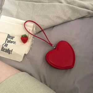 JIOMAY 비즈니스 지갑 디자이너 오리지널 브랜드 여성용 지갑 여성용 판매 지갑 Kawaii PU Leather Heart Bag