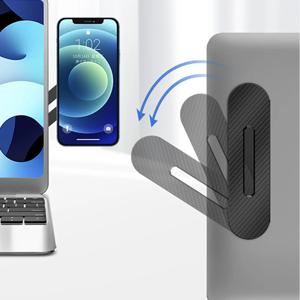 노트북 화면 확장 자기 전화 홀더 스탠드 접이식 측면 듀얼 스크린 마운트 iPhone 13 14 Pro Max Xiaomi Huawei 브래킷