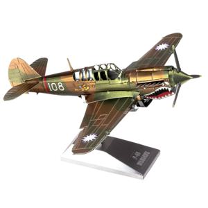 P-40 WARHAWK 3D 금속 퍼즐 모델 키트, DIY 레이저 컷 퍼즐, 어린이용 직소 장난감