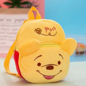 MINISO 디즈니 만화 배낭 미키 마우스 미니 위니 푸우 플러시 학교 가방 유치원 어린이 학교 용품 아기 가방