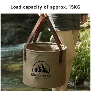 5L/10L/20L 자동차 접는 양동이 방수 접이식 싱크 휴대용 여행 접이식 분지 캠핑 하이킹 낚시 보관 양동이