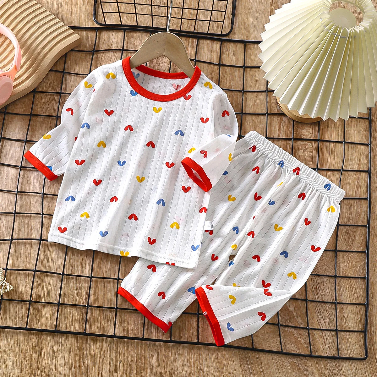 아기 잠옷 세트 면화 어린이 잠옷 유아 긴 소매 아기 Nightwear 잠옷 어린이 만화 Homewear 의류