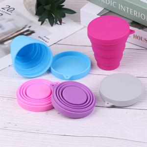 휴대용 생리컵, 접이식 실리콘 컵, 살균 컵, 여성 위생 제품, 1PC