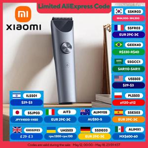 XIAOMI MIJIA 오리지널 헤어 클리퍼 2 커팅 머신 트리머 전문 티타늄 합금 블레이드 충전식 이발사 면도기 커터