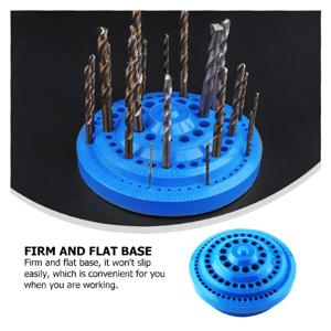 100 홀 1-13mm 드릴 보관함 네일 드릴 비트 보관 케이스 드릴 케이스 회전 트레이 드릴 비트 보관함 하드웨어 브래킷