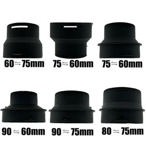 60mm/75mm/80mm/90mm 디젤 주차 히터 덕트 감속기 호스 튜브 커넥터 자동차 트럭 밴 캠핑카 용 파이프 조이너 변환기